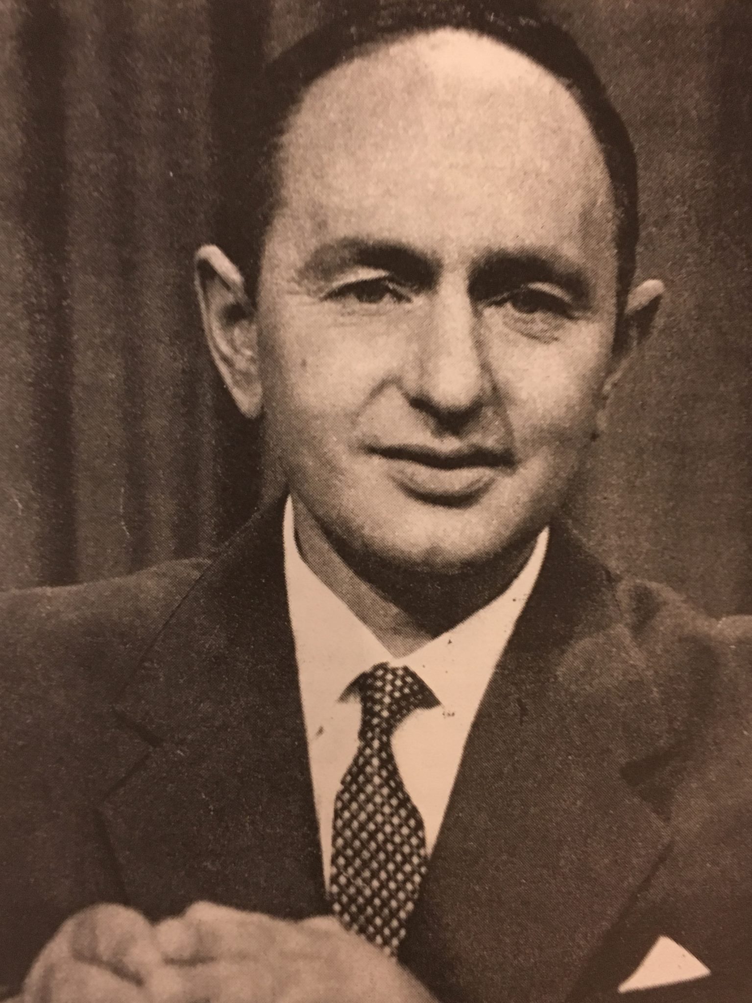 Portrait of B.A. Santamaria included alongside original publication