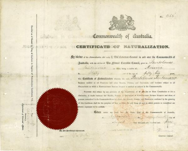 Bartolo Santamaria Naturalization Australia.jpg
