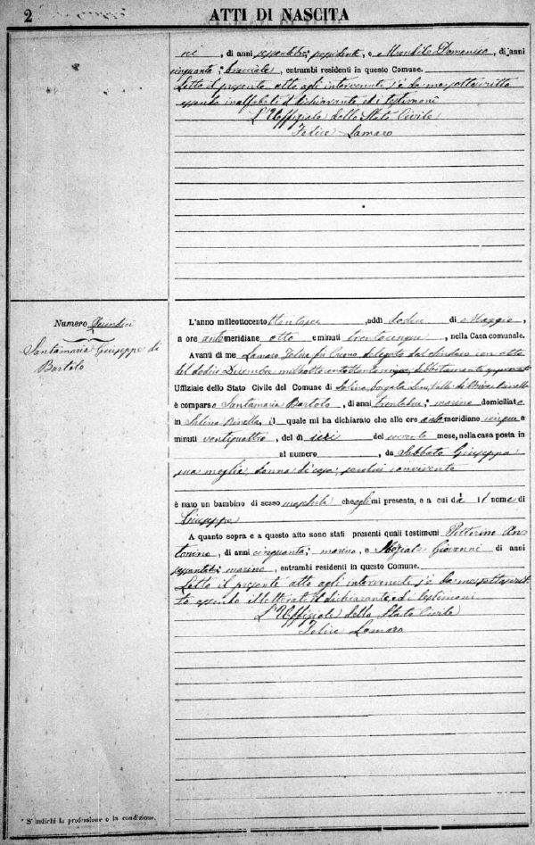 Giuseppe Santamaria Birth Record Court.png